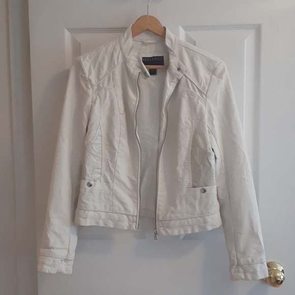 NWOT Bernardo Faux Leather Moto Jacket